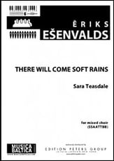 There Will Come Soft Rains SSAATTBB choral sheet music cover